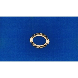 SKLEJKA #3mm Ornament 7,5x5,5cm , ramka ozdobna (3), ażurowa